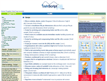 Tablet Screenshot of fishscript.com